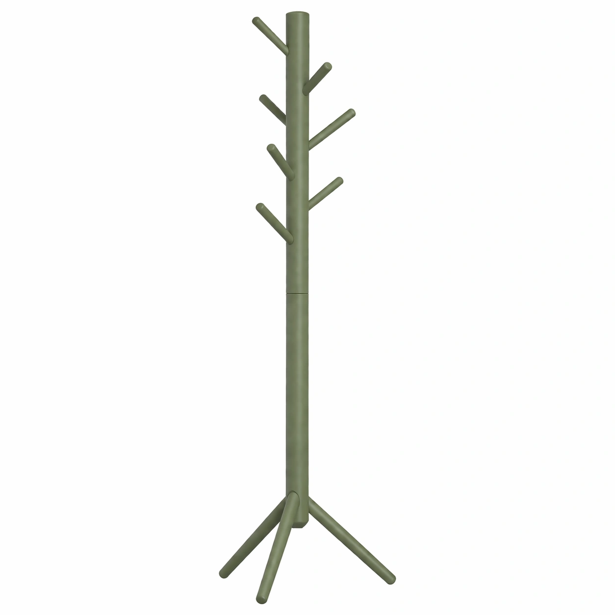 Moderner Garderobenstander in Olivgrün – Minimalistisches Design mit stabiler Standbasis (ca. 172 cm)-cartpavo