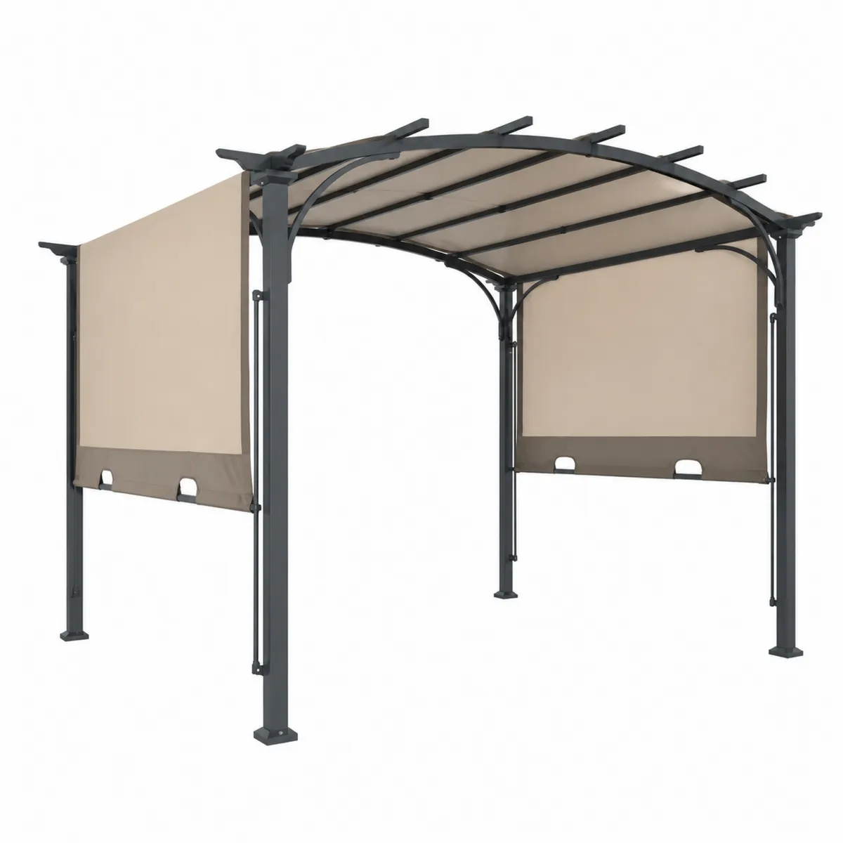 Pergola Aluminium Polycarbonat Beige 300x250 cm