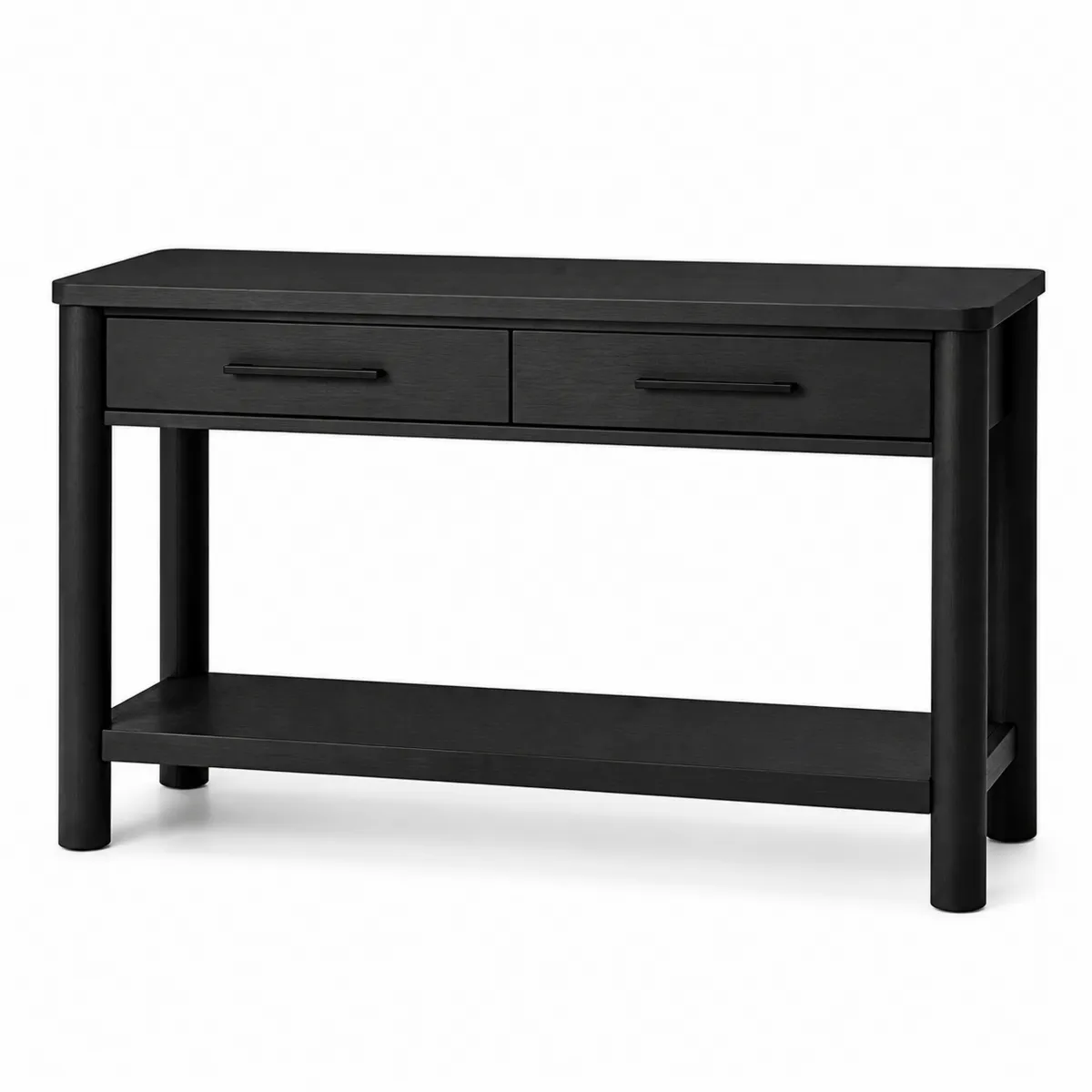 Konsolentisch aus Holz, Schwarz, 120cm x 40cm x 80cm