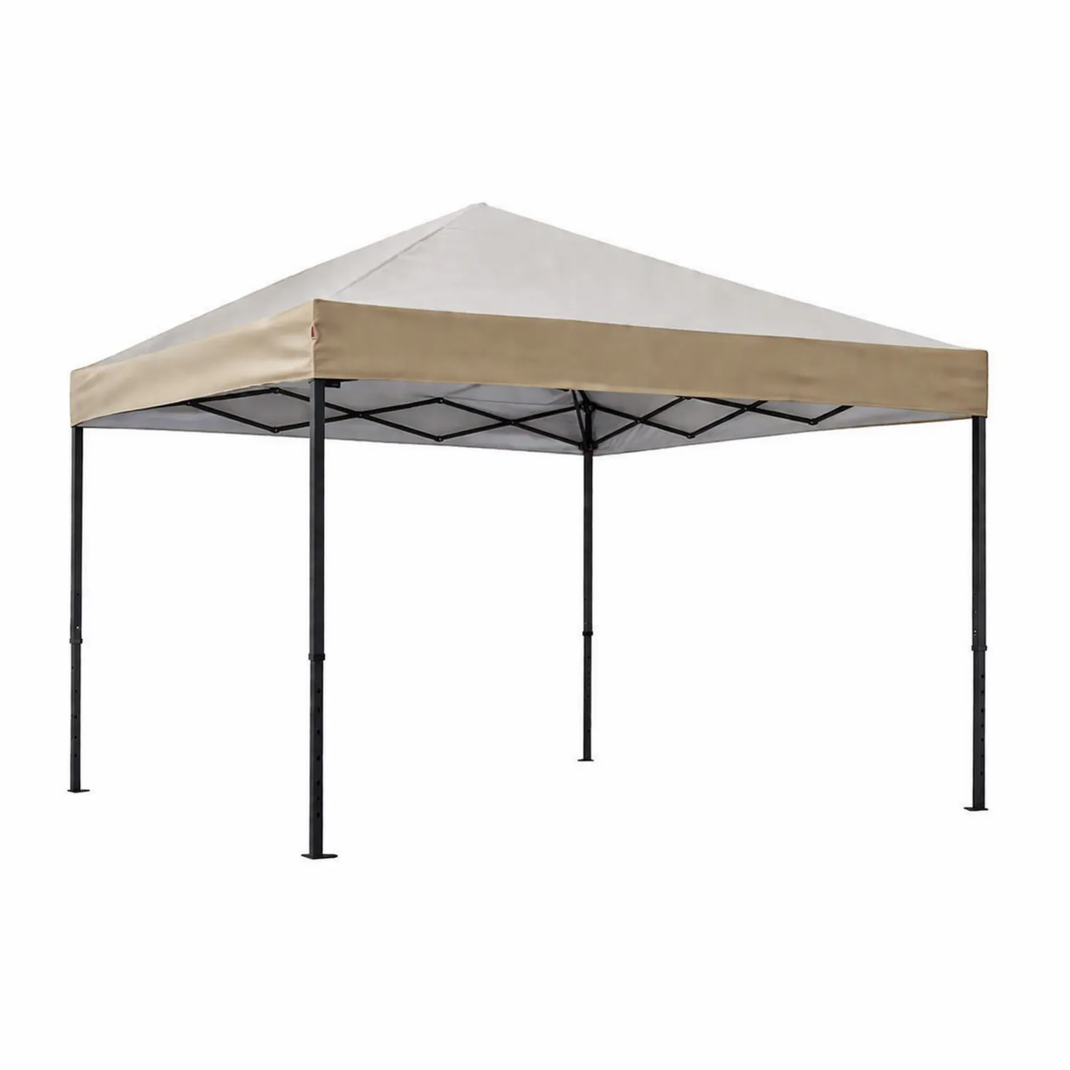 Faltpavillon 3x3m Beige Polyester Stahl