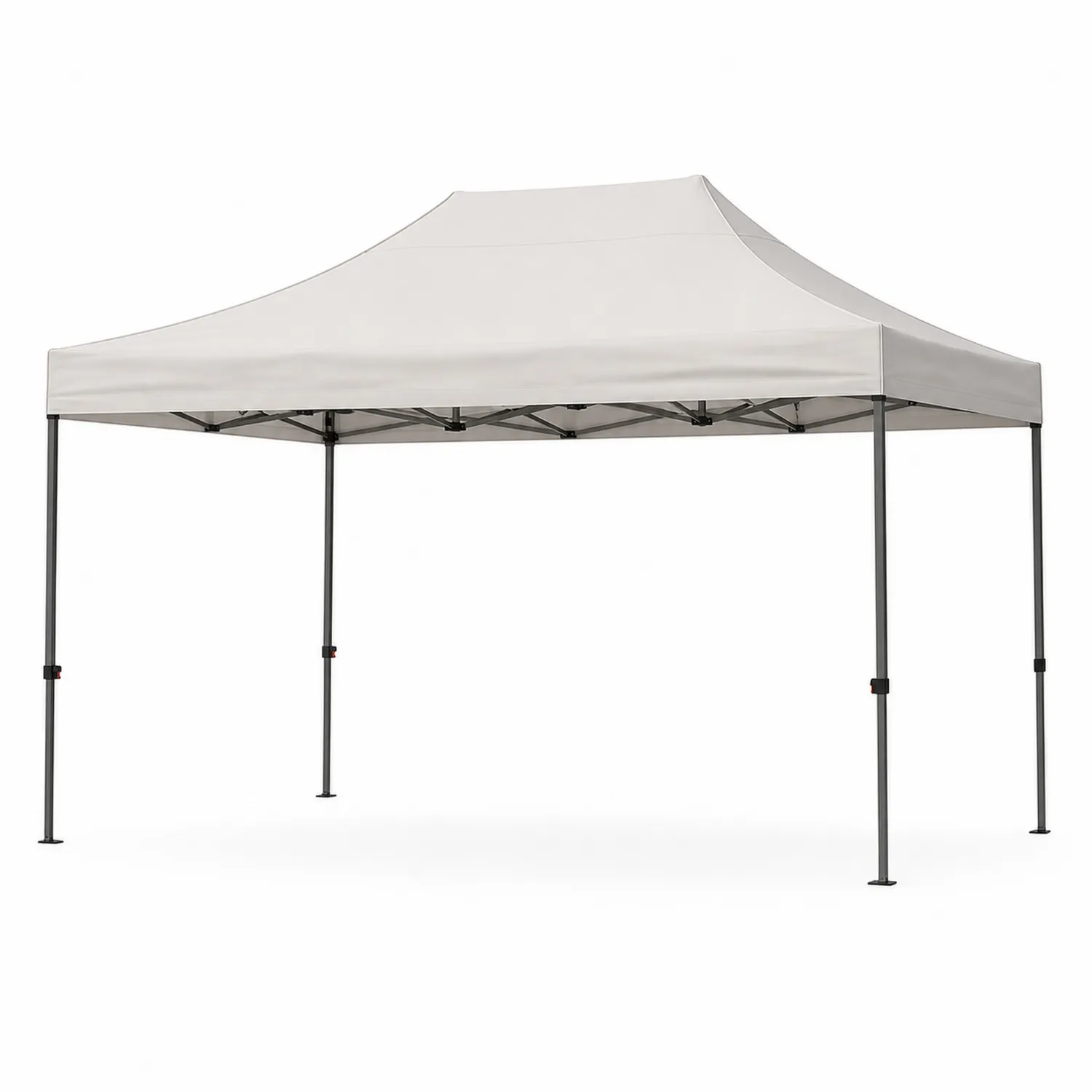 Faltpavillon 3x3m Beige Polyester Stahlrahmen