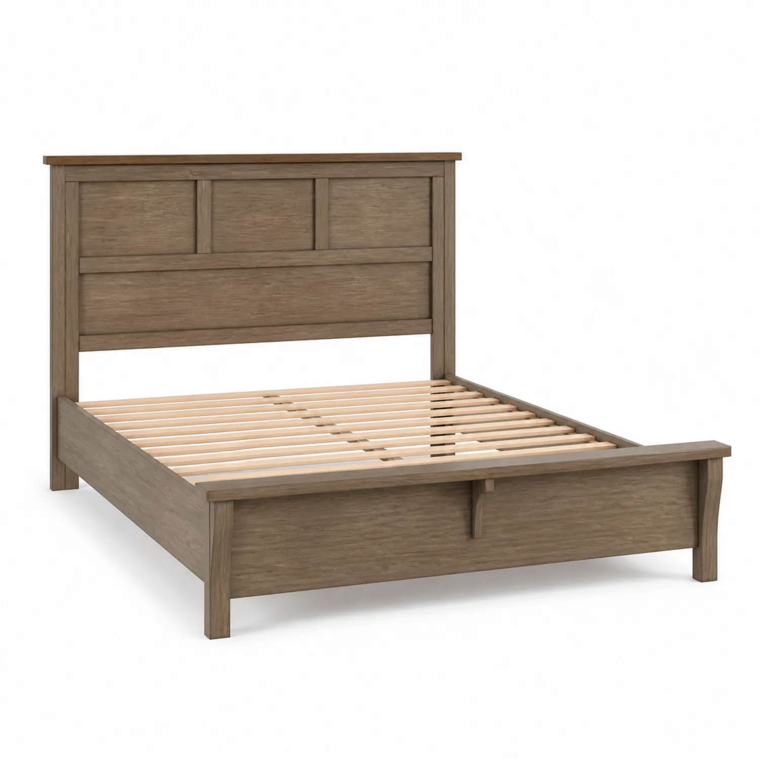Holzbett 200x160 cm Eiche Braun