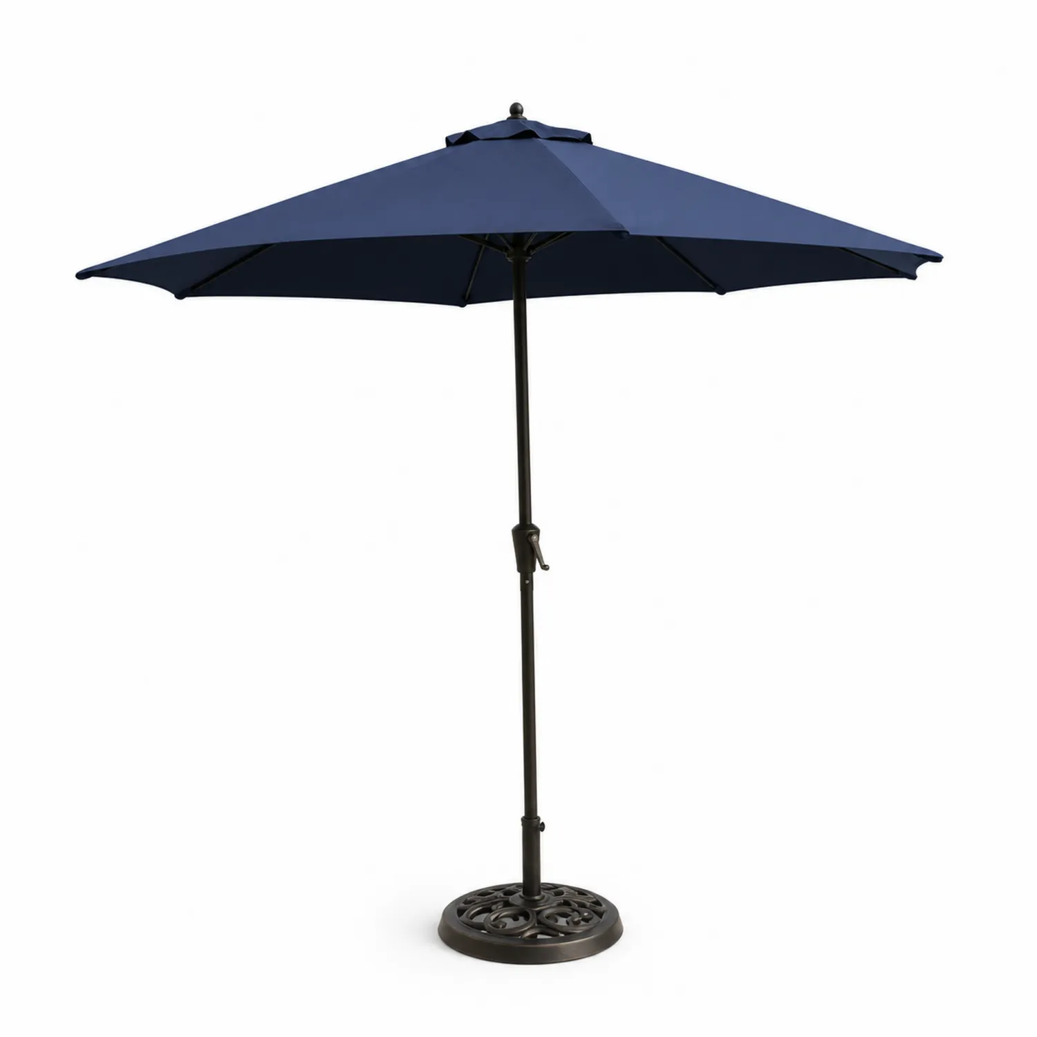 Ombrellone da Giardino Rotondo 300 cm Poliestere Alluminio