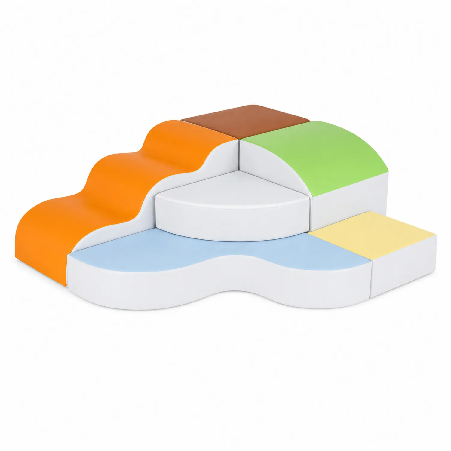 Set di Blocchi Arrampicata per Bambini in PVC Multicolore