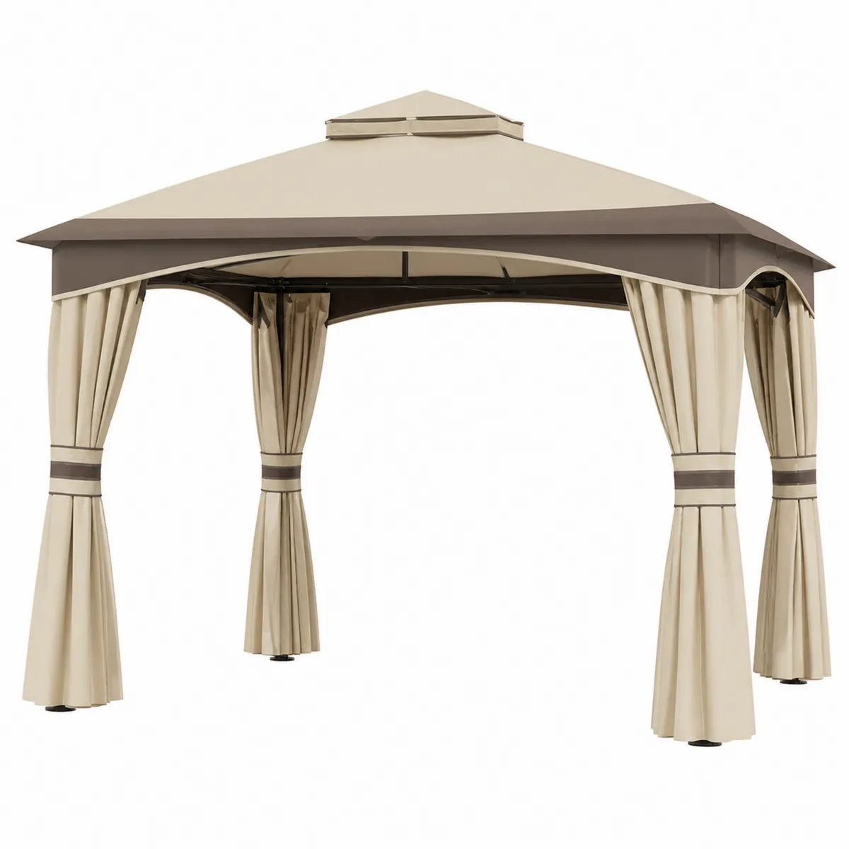 Pavillon Rechteckig 300x400 cm Stahl Polyester-biarayneo