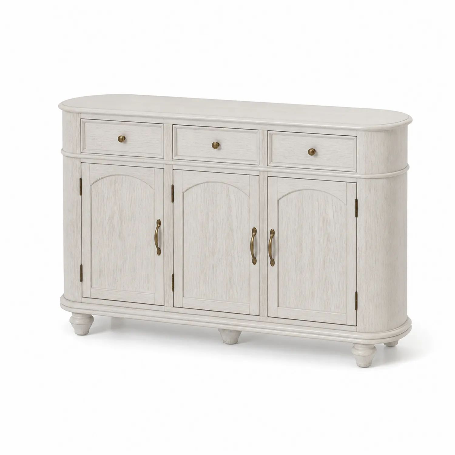 Credenza in Legno di Rovere con Ante e Cassetti