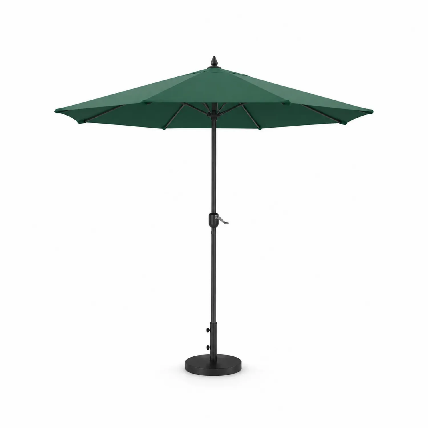 Ombrellone da Giardino in Metallo e Tessuto Verde Ø 300 cm