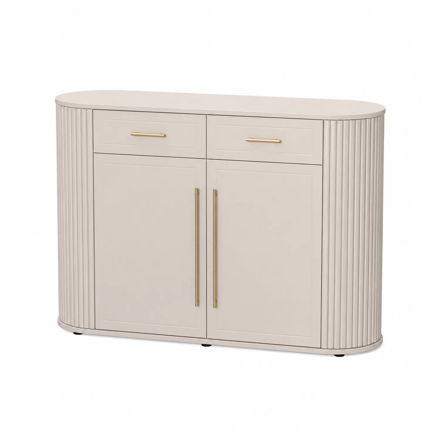 Credenza in Legno con Cassetti e Ante, 120x40x85cm