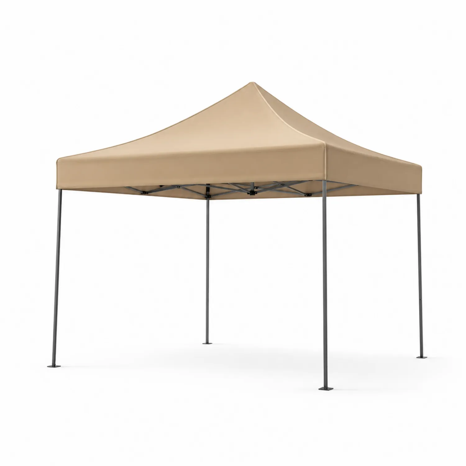 Gazebo pieghevole in tela poliestere e struttura in acciaio 3x3m