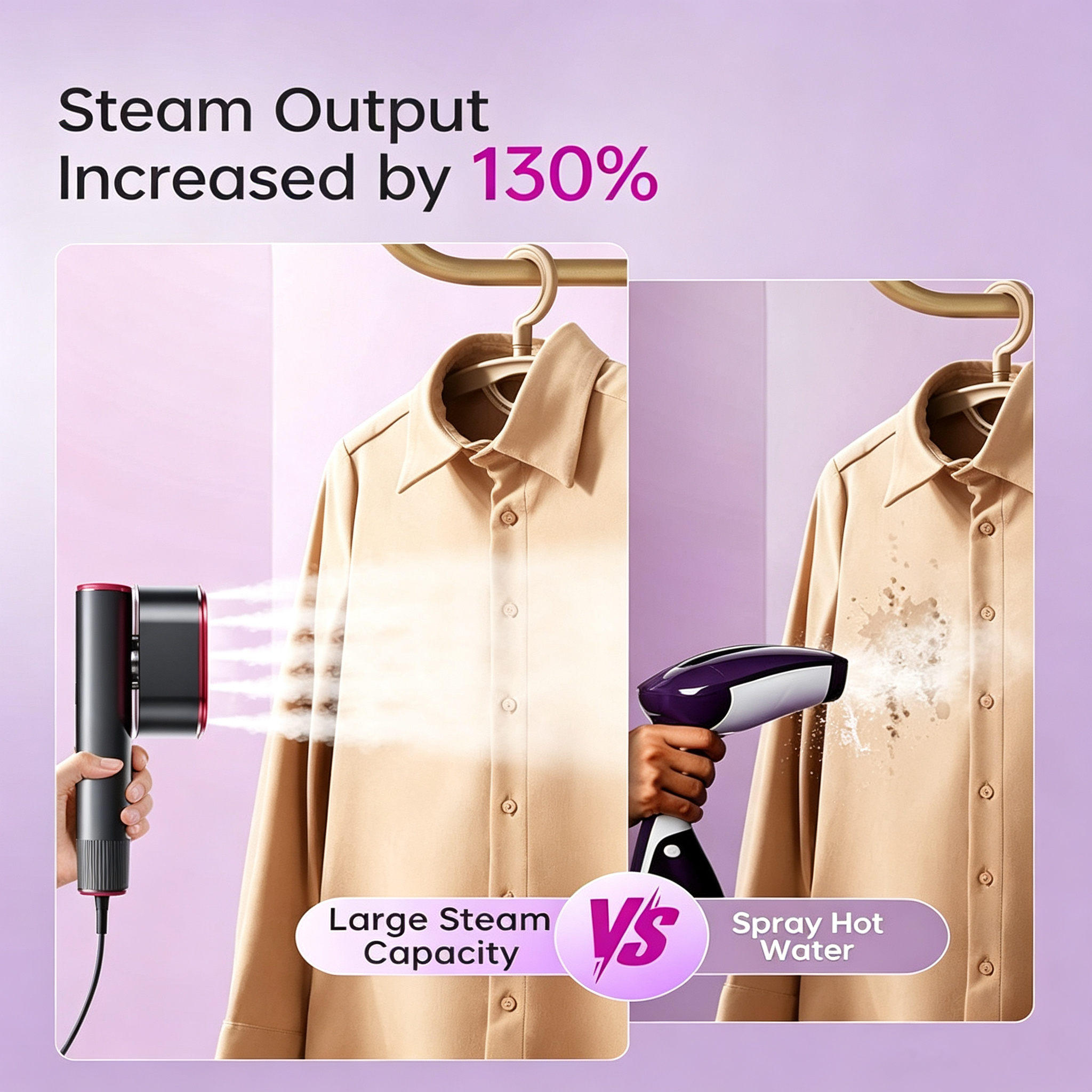 Garment Steamer for Clothes, Portable Travel Clothing Steamer Iron