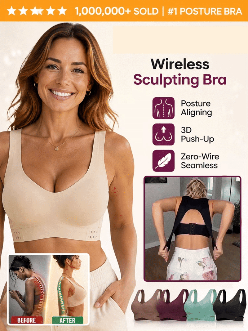 Posture Correcting Seamless Bra Lifts in 3s  Instantly SmoothsBack Fat