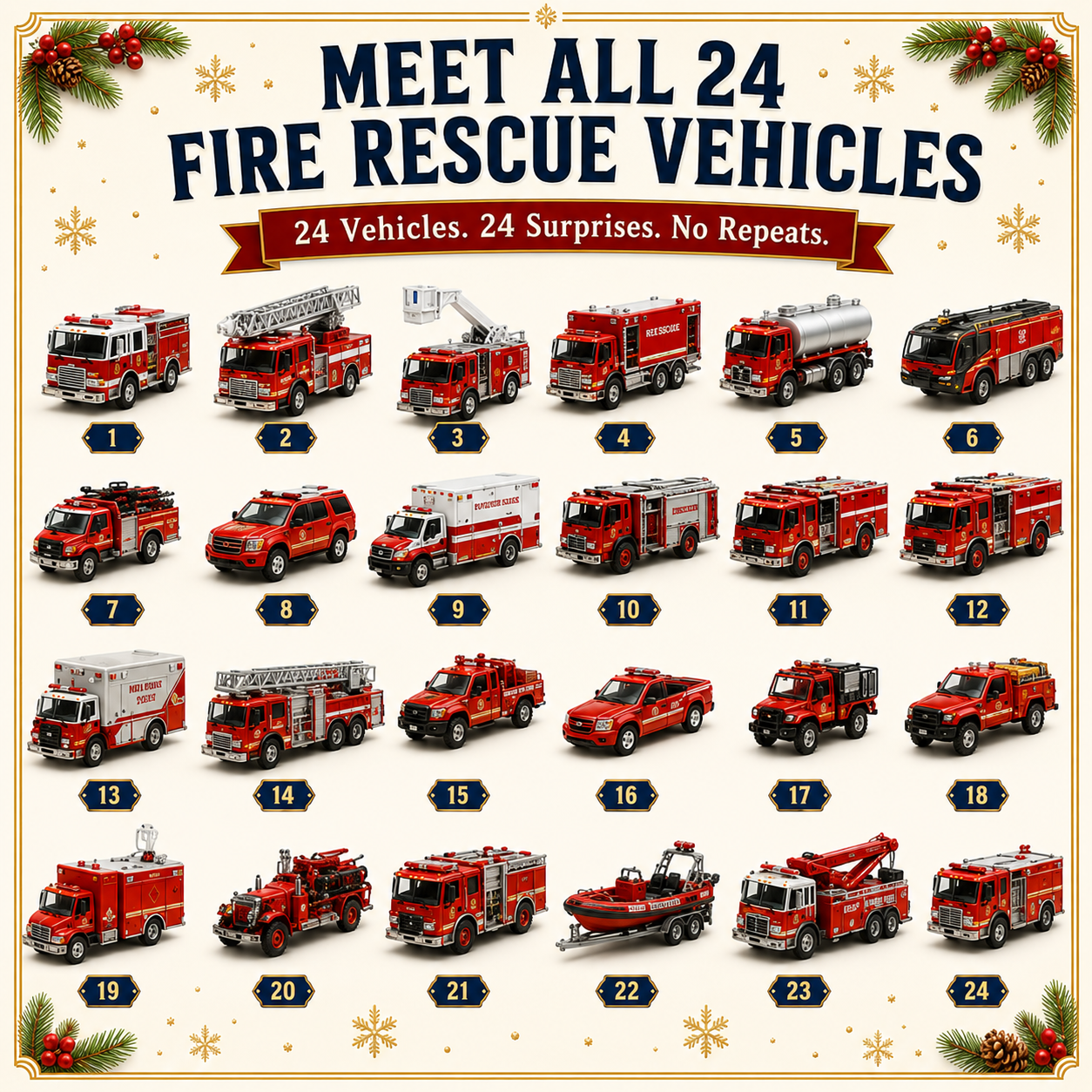 Trains & Rail Vehicles Advent Calendar 2026