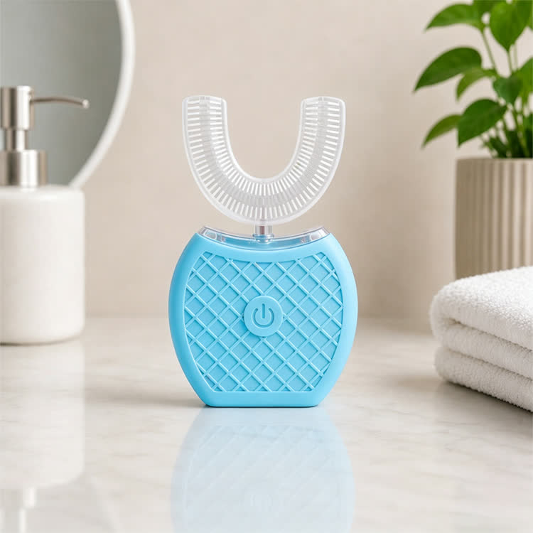 Cold Light Whitening High-frequency Acoustic Waves Electric Toothbrush - Blue - one size - image 10
