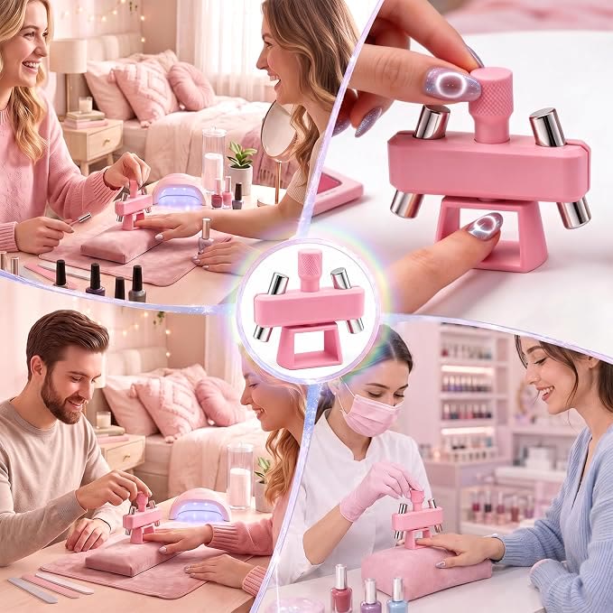 Automatic Cat Eye Magnet 360° Rotating Magnetic Nail Art Tool - image 6