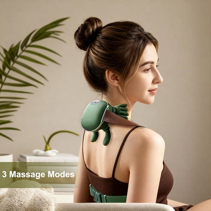 Neck Massager, Electric Neck and Back Massager with Heat - image 2