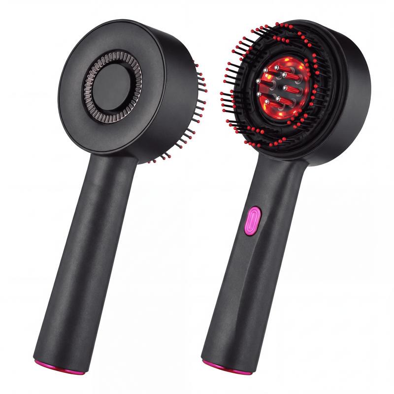 630nm Red Light Silicone Comb Scalp Massager for Hair Growth  - image 9