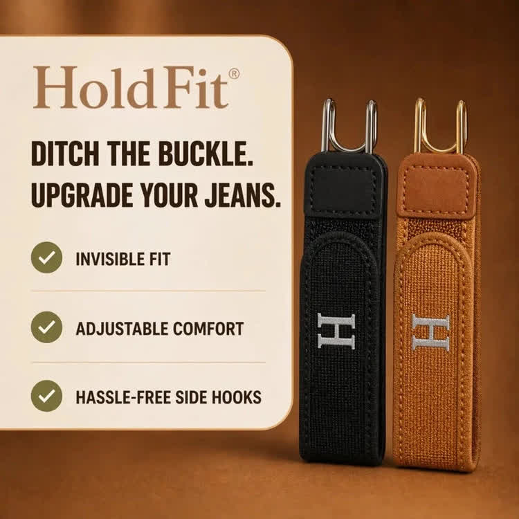 Tactical Metal Hook Elastic Belt Buckle-less Invisible Waist Belt Closure - image 1