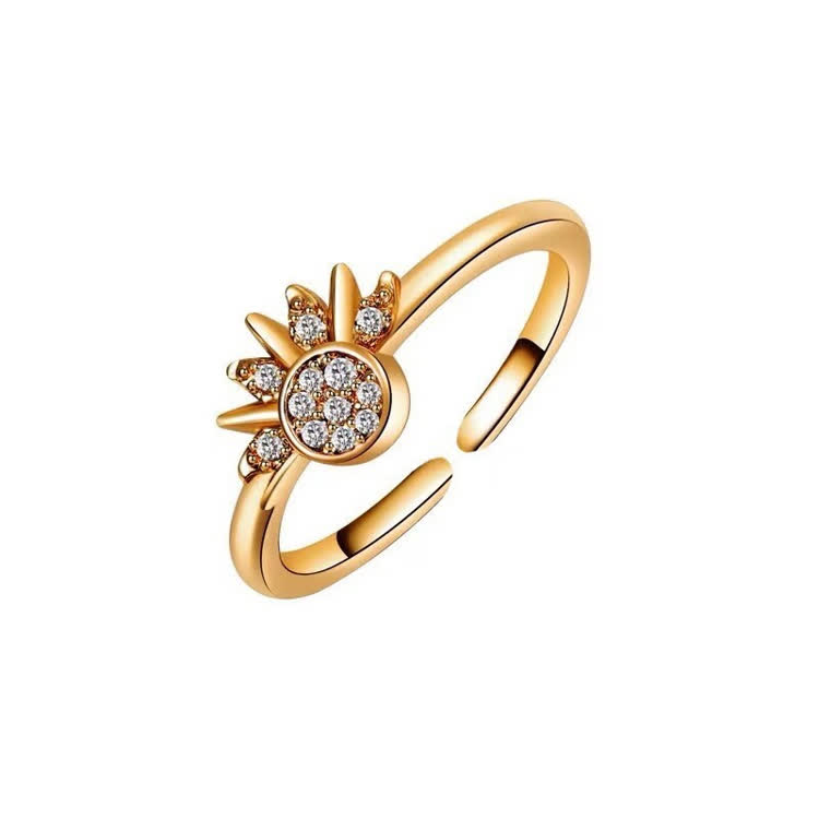 Sun & Moon Destiny Love/friendship Ring - image 5
