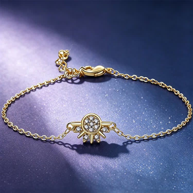 Sun & Moon Destiny Love/friendship Bracelet - Golden - image 2