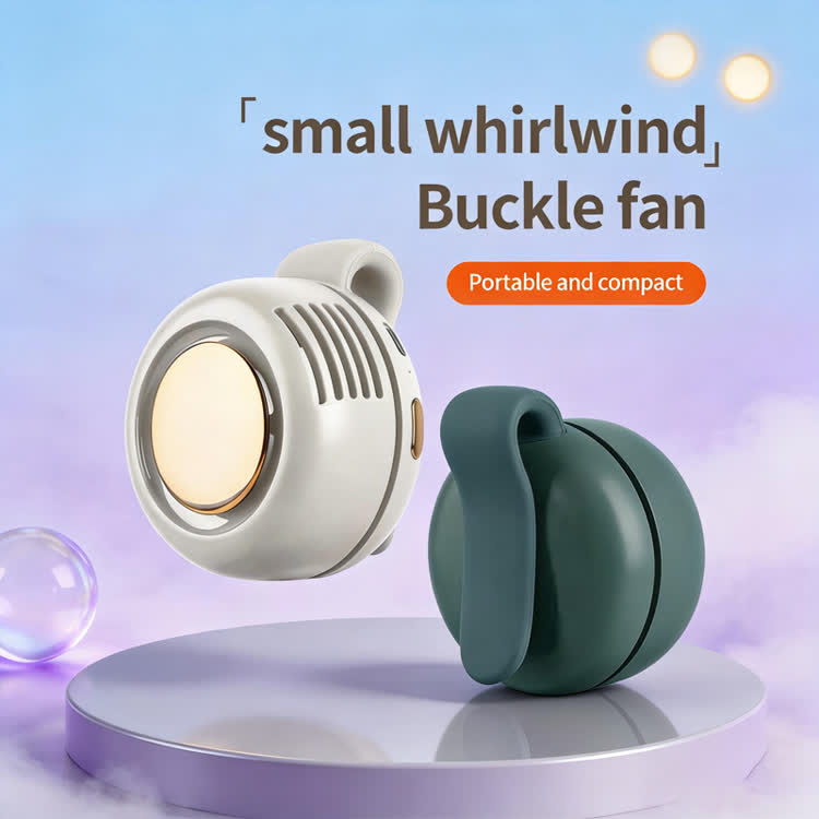Portable Outdoor Silent Mini Neck/waist Hanging Handheld Fan - image 1