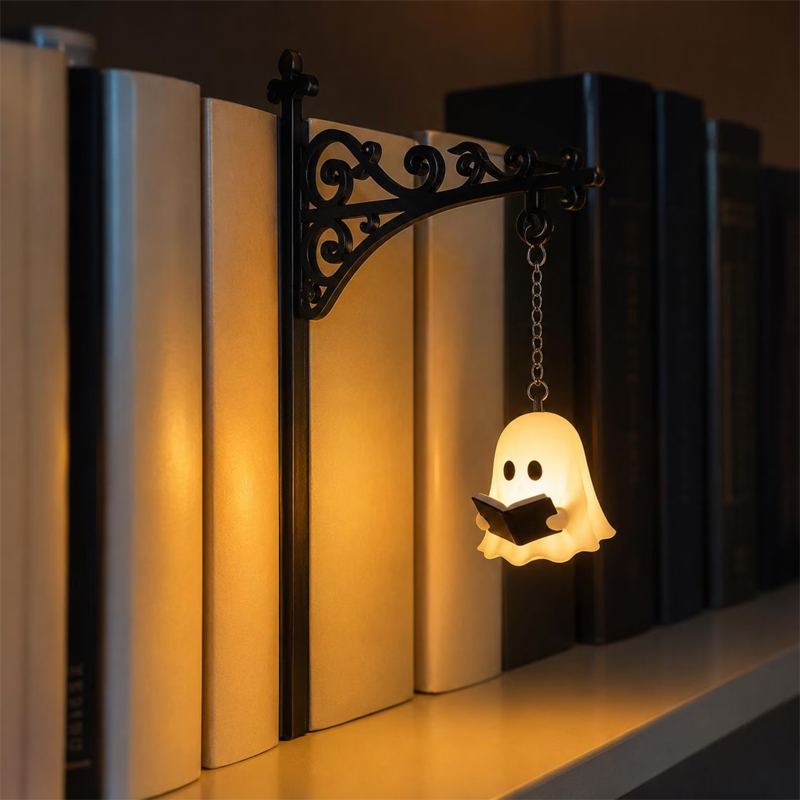 Halloween Spooky Ghost Library Shelf Light - image 2