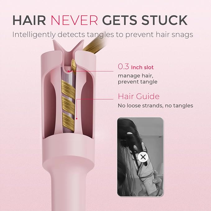 Wireless charging curling iron - Home use fully automatic hair curler - image 1