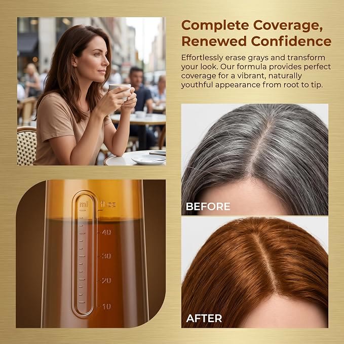 Integrated Convenient Hair Dyeing Kit For Home Use. Gel-based Hair Dye. Long-lasting Color Effect - image 2