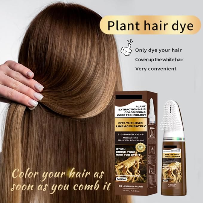 Integrated Convenient Hair Dyeing Kit For Home Use. Gel-based Hair Dye. Long-lasting Color Effect - image 1