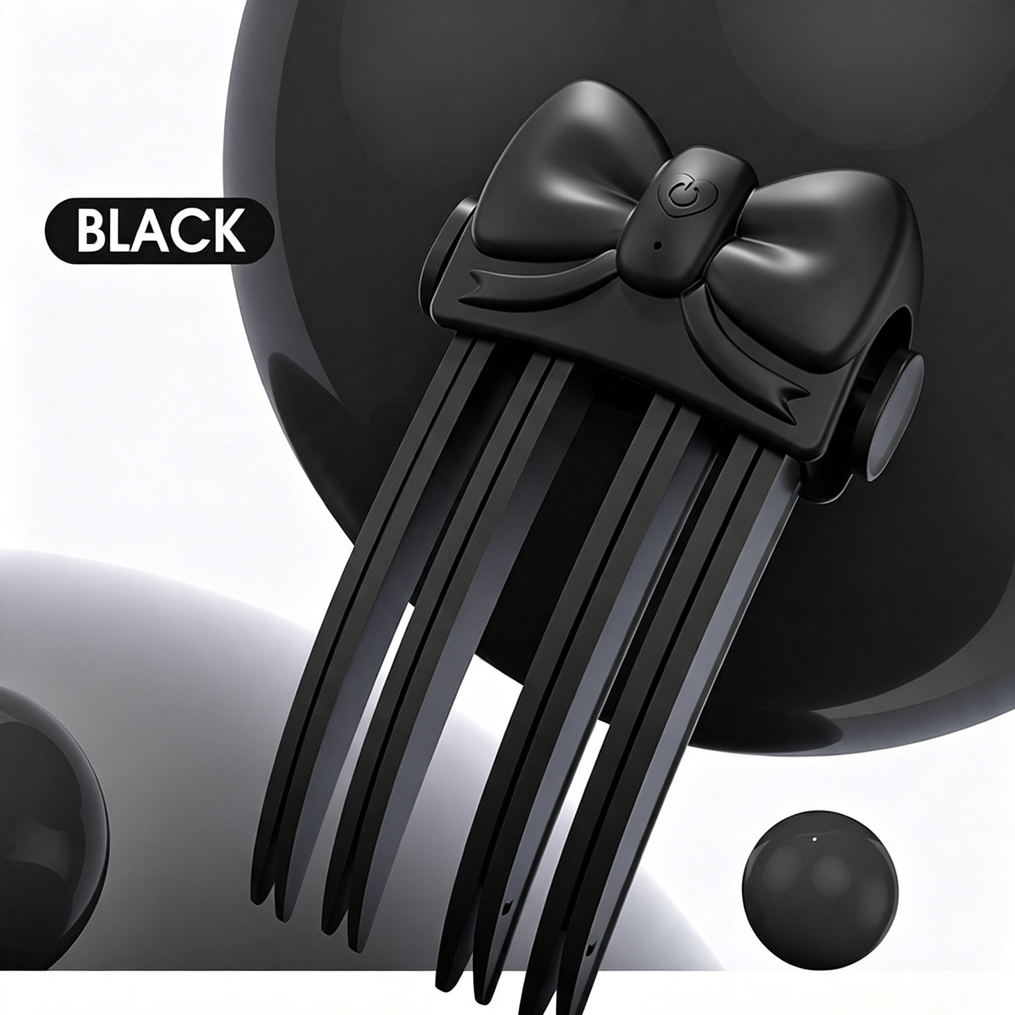 Wireless Heated Root Styler for Instant Hair Volume - BLACK - 3PCS - image 12