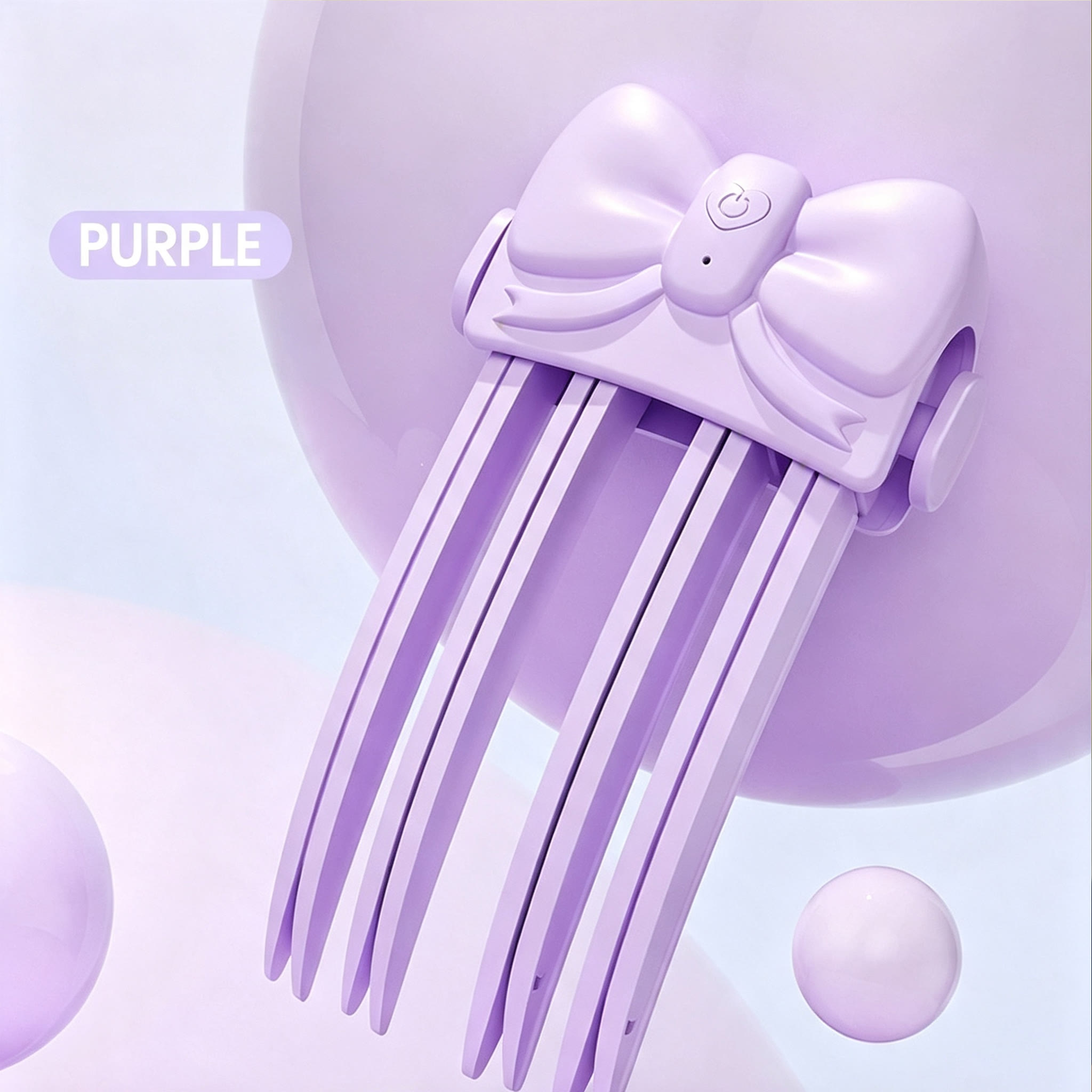  Wireless Heated Root Styler for Instant Hair Volume - PURPLE - 3PCS - image 10