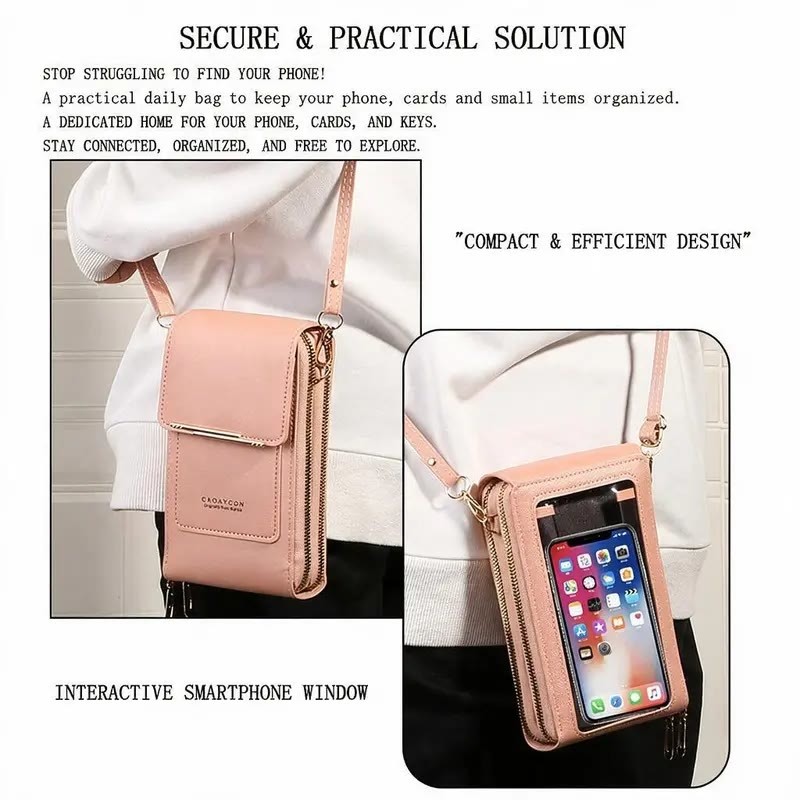 Secure Practical Crossbody Phone Bag