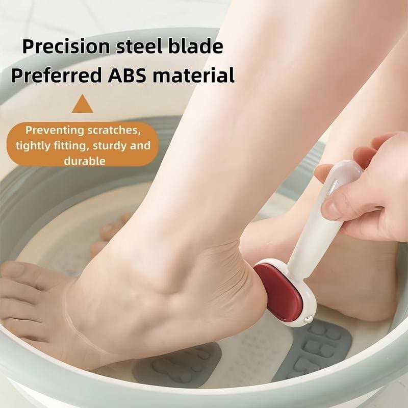 Using Precision Steel Blade Foot Callus Remover on Heel