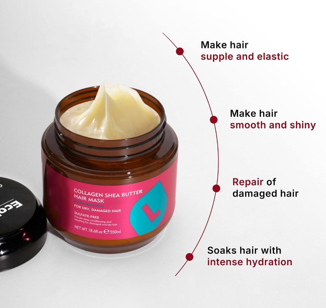 Collagen Shea Butter Hair Mask Benefits Supple Smooth Repair Hydration