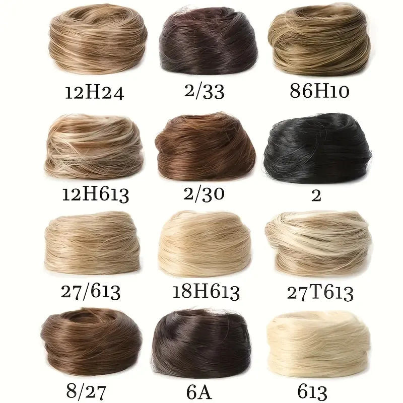 Synthetic Messy Bun Hair Piece forWomen Curly Updo Scrunchie Extension for Instant Volume and a High Crown - image 5