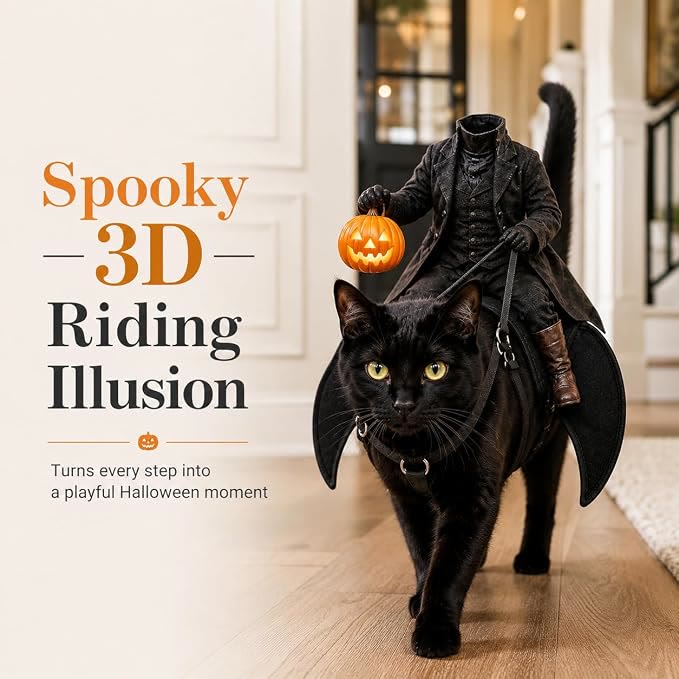 The Headless Horseman Rider Pet Costume - image 1