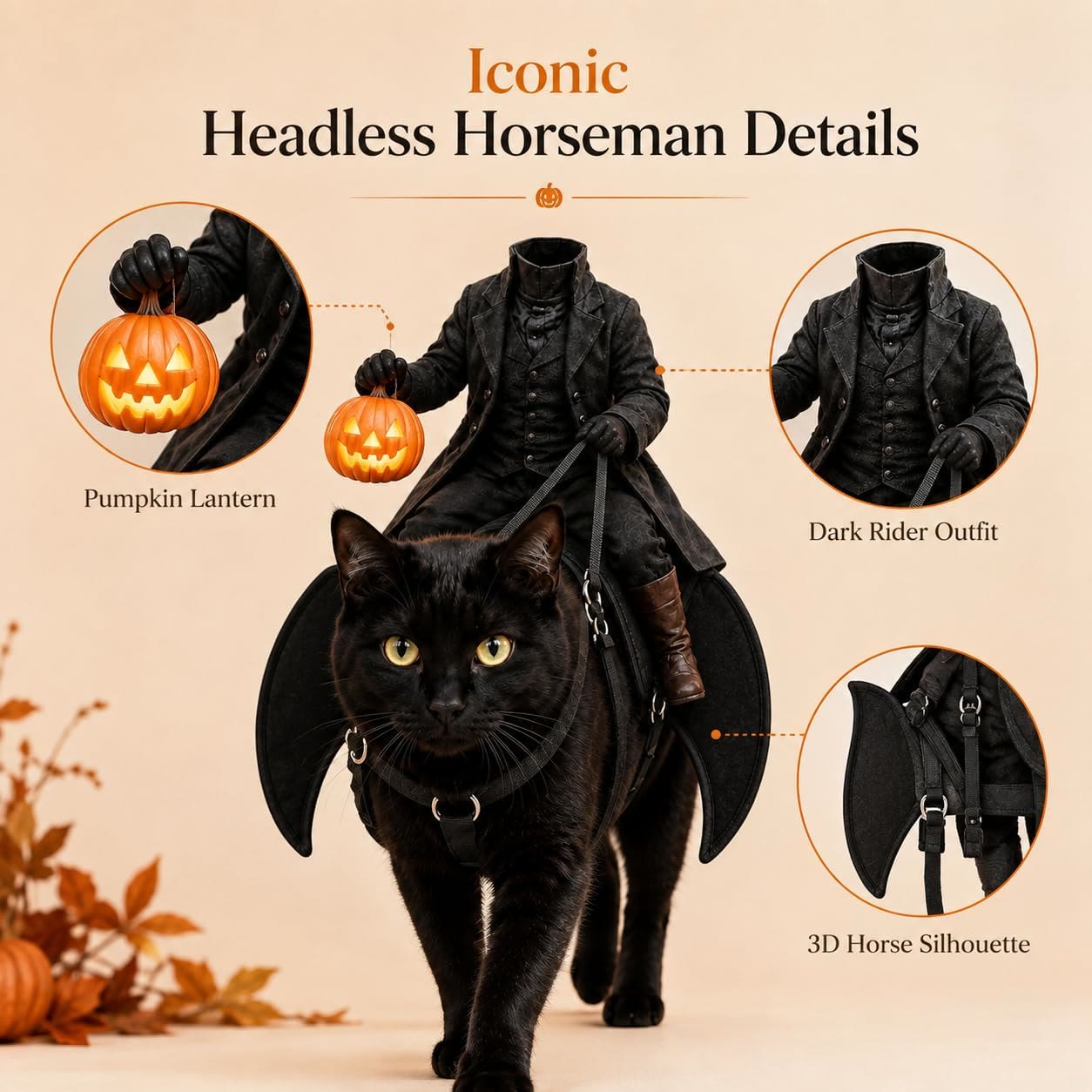 The Headless Horseman Rider Pet Costume - image 4