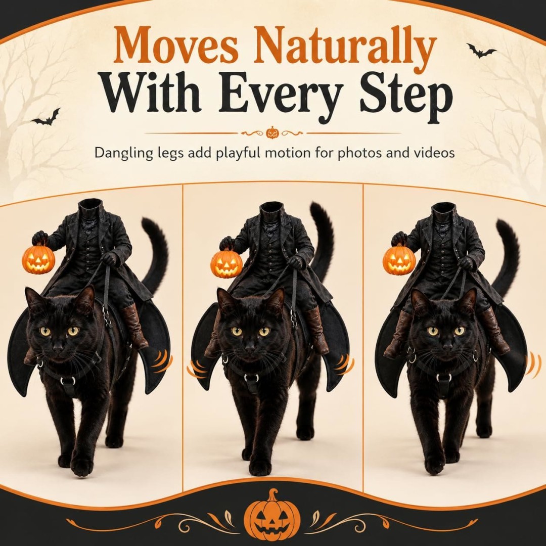 Moves Naturally With Every Step Dangling Legs