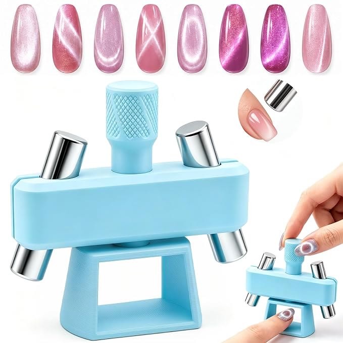 Blue Magnetic Cat Eye Nail Magnet Tool