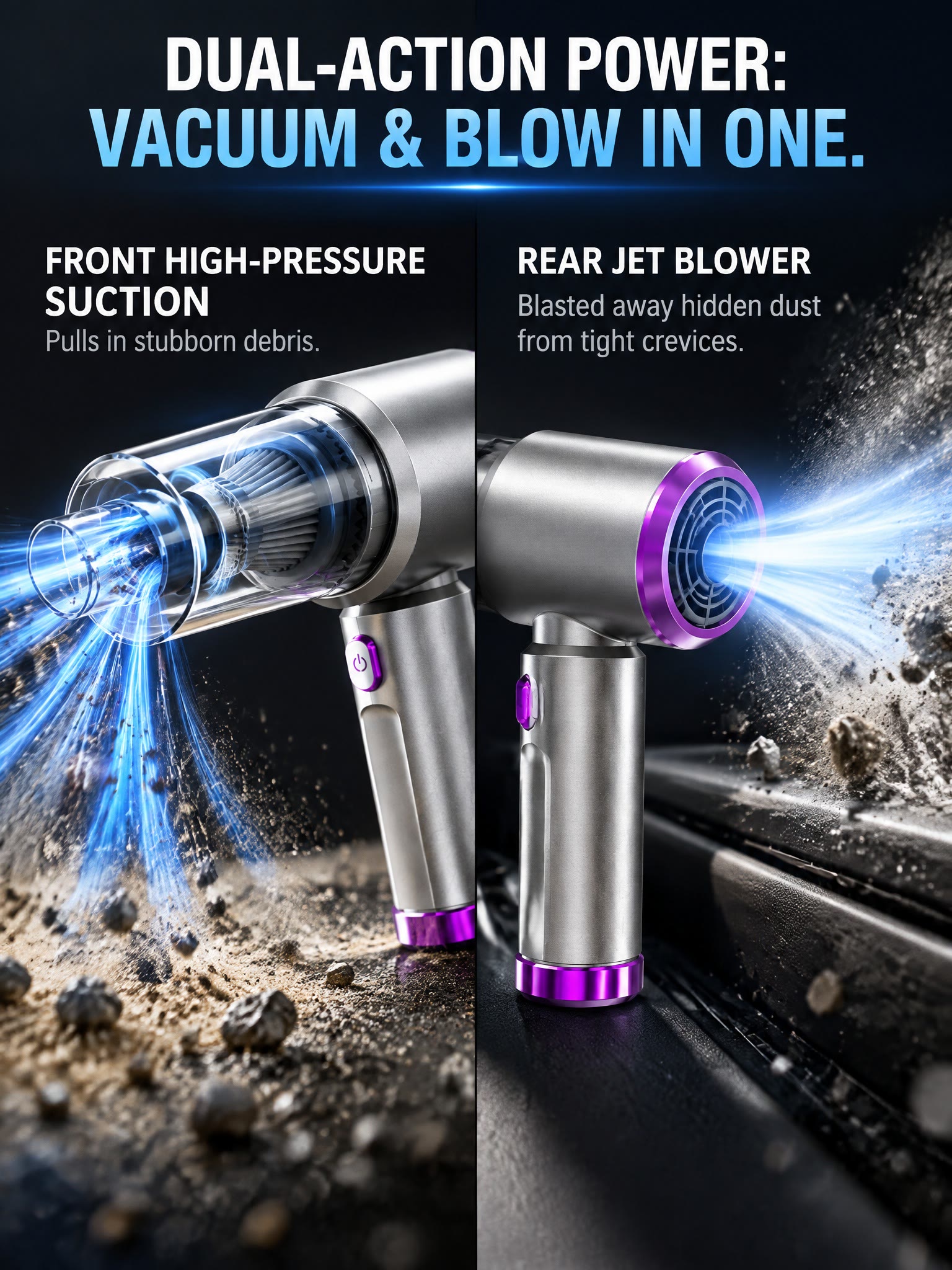 32,000Pa Powerful Cordless Car Vacuum Cleaner - image 33