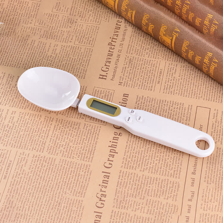 Health Management Digital Display Measuring Spoon - White - image 4