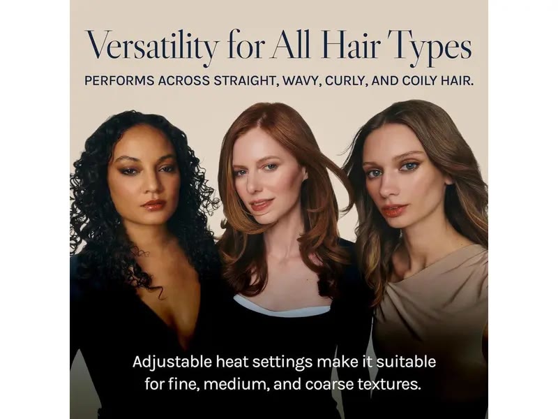  Long Barrel Curling Iron - Hair Curler Adjustable Heat Settings Effortless Voluminous Curls & Waves  - image 6