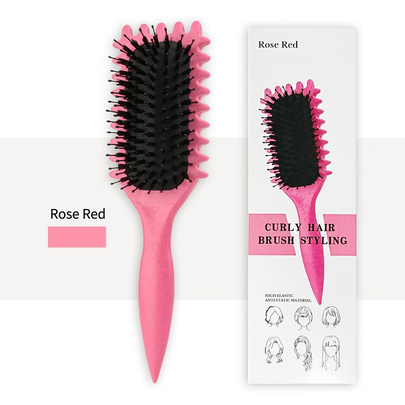 Hair Care Bouncy Curls Cushion Brush - Rose - image 5