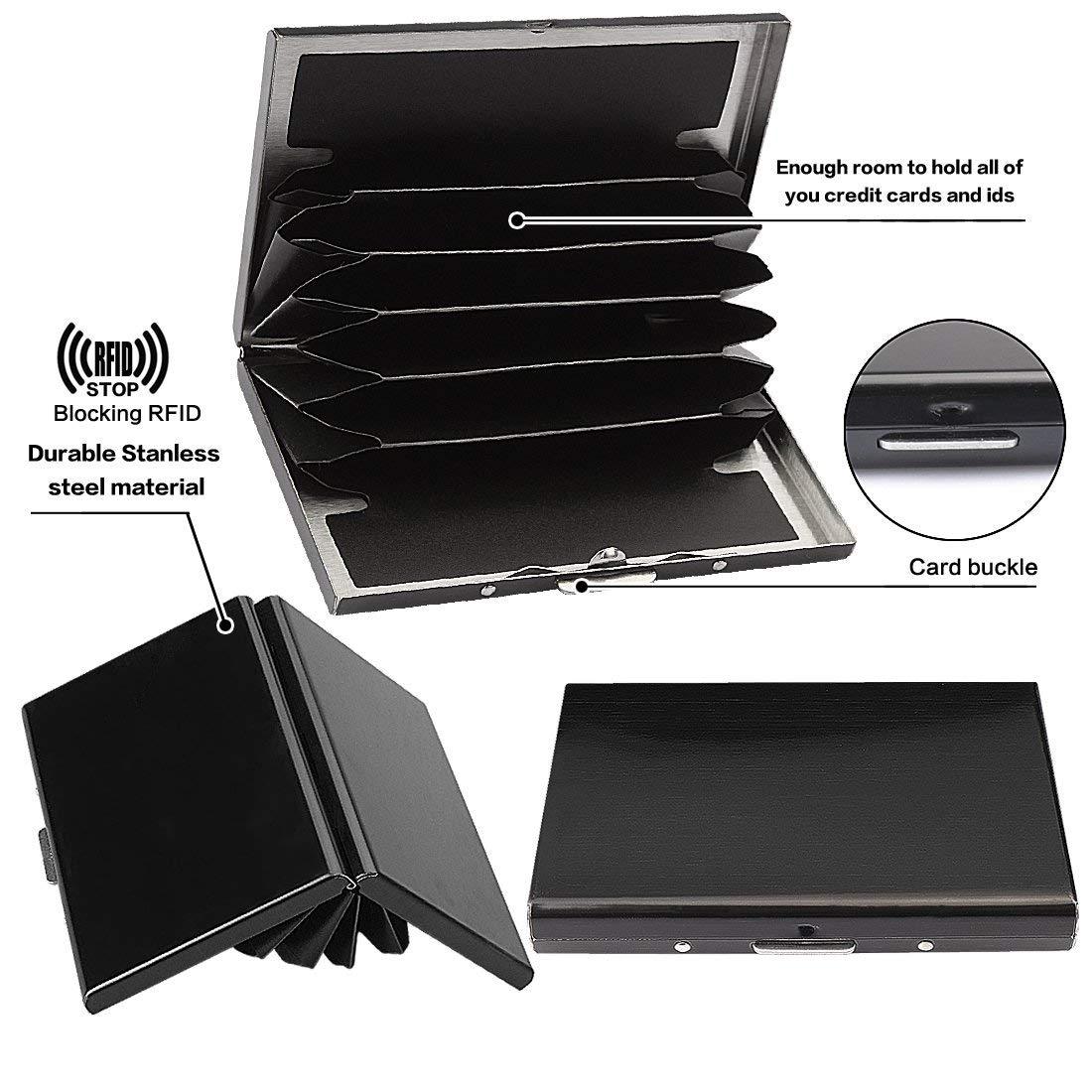 Interior card slots and RFID protection