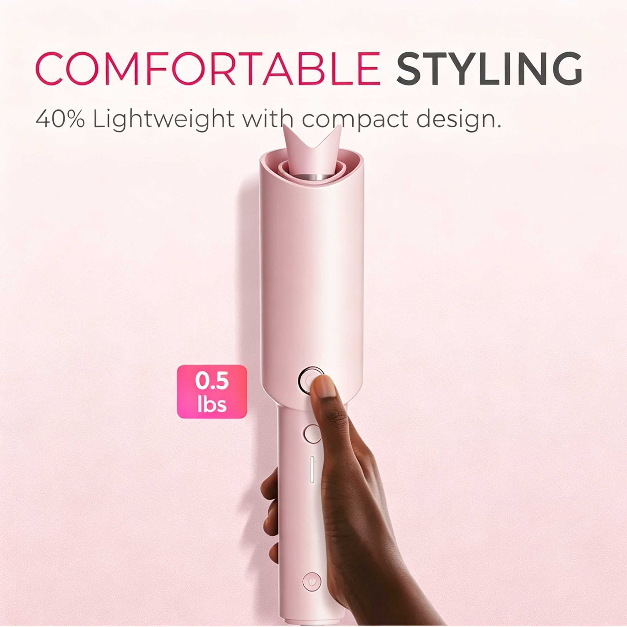 Wireless charging curling iron - Home use fully automatic hair curler