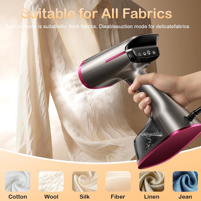 Vacuum Garment Steamer, Suction Steamer &Iron 2 In 1 - image 3
