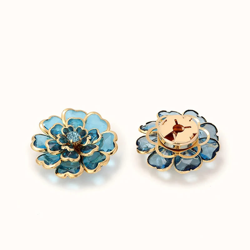 Exquisite Acrylic Camellia Button Cover | DIY Shirt Cuff & Collar Decor Accessories - image 8
