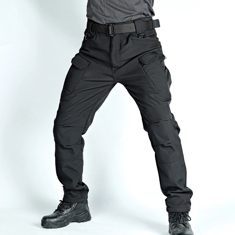Fleece Lined Waterproof Utility Trousers - Black - 3XL - image 12
