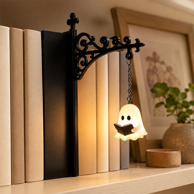 Halloween Spooky Ghost Library Shelf Light - image 5