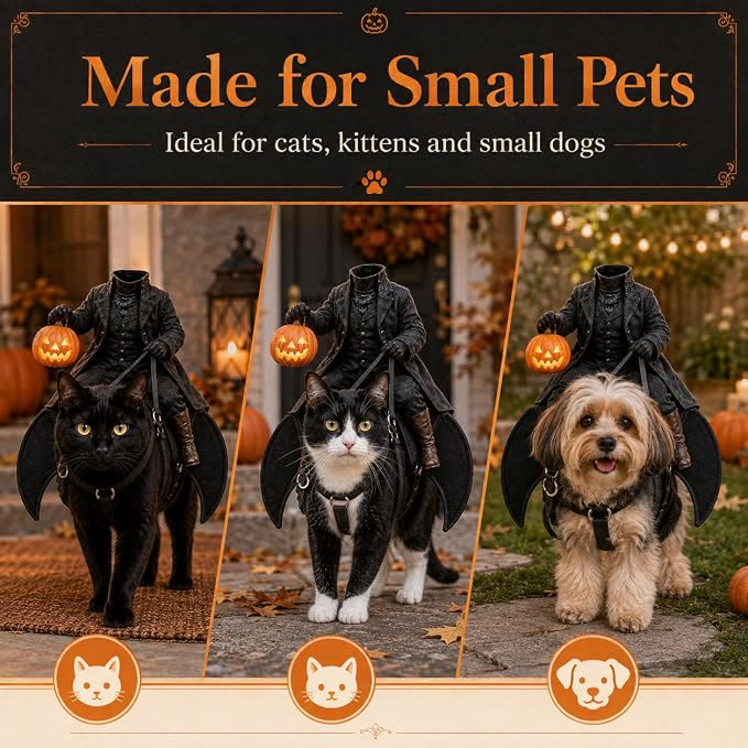 The Headless Horseman Rider Pet Costume - image 5