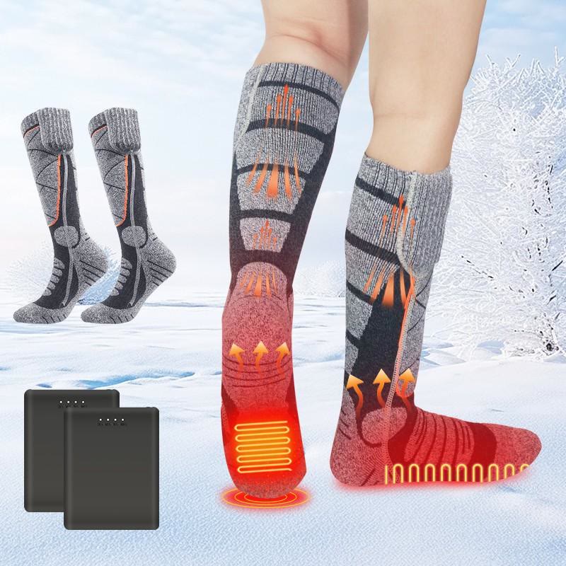 Unisex Heated Socks, Battery-Powered Electric Heating Socks, Winter Warmth Socks for Outdoor Activities, Fishing, Hunting - image 3